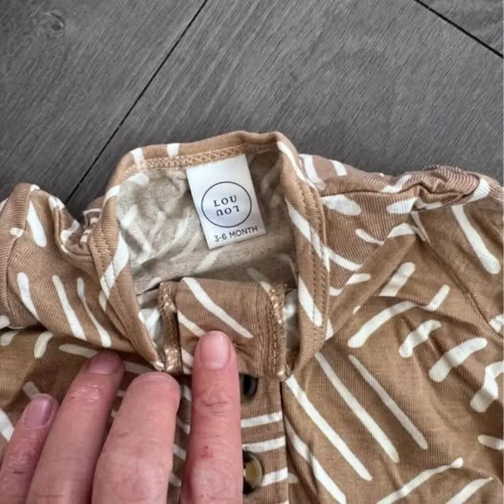 NWOT Lou Lou Pajama Set 3-6 Months